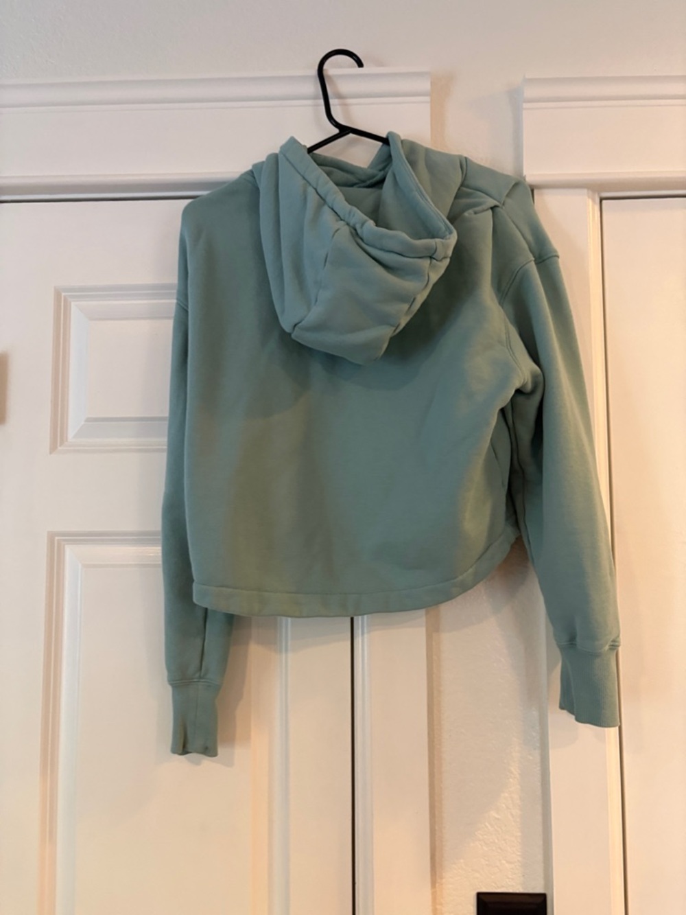 Nike Women's Light teal Cropped Pullover Hoodie - Picture 5 of 6